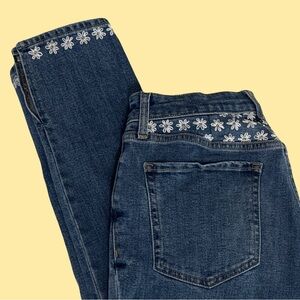 Hand embroidered Old Navy OG Straight JEANS